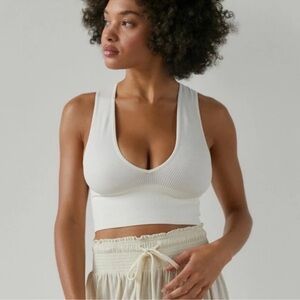 Urban Outfitters Cropped White Tank